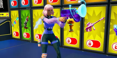 Как получить скин Galaxy Grappler в режиме 1v1 с любым оружием