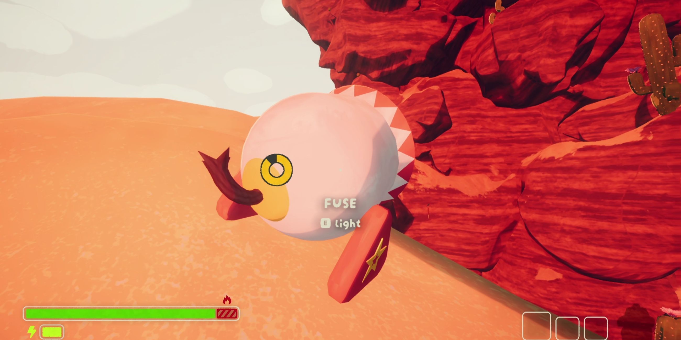 Инструкция по использованию Скаутской Пушки в игре PEAK